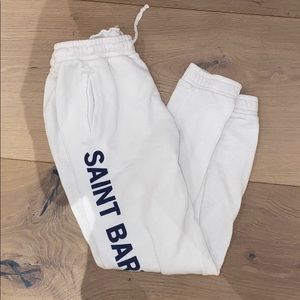 White Brandy Melville Saint Barths Sweatpants